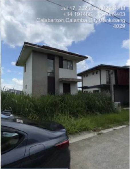 Foreclosed Residential House & Lot For Sale in Calamba City, Laguna - Media Image Asset Panel Sub-No 2