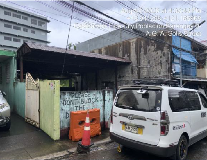 Foreclosed Commercial Lot Only For Sale in Lipa City, Batangas - Media Image Asset Panel Sub-No 2