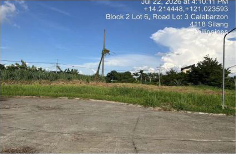 Foreclosed Residential Lot Only For Sale in Silang, Cavite - Media Image Asset Panel Sub-No 3