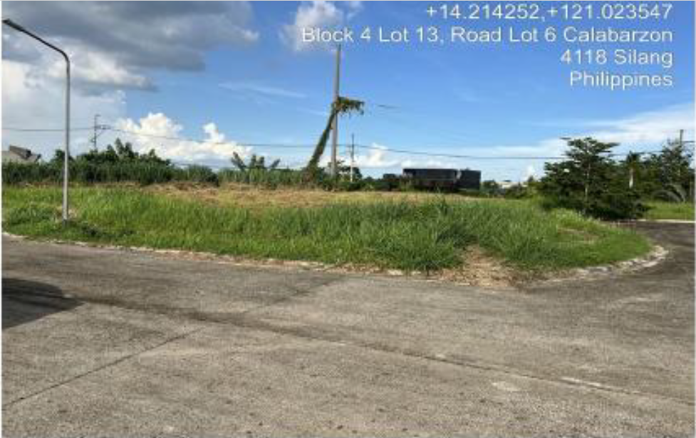 Foreclosed Residential Lot Only For Sale in Silang, Cavite - Media Image Asset Panel Sub-No 4