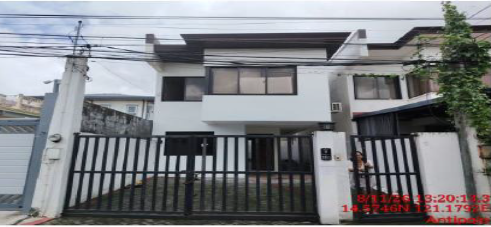 Foreclosed Residential House & Lot For Sale in Antipolo City, Rizal - Primary Display View Frame Location in Antipolo City, Rizal