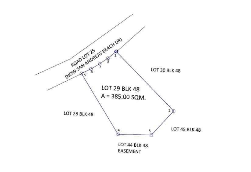 Foreclosed Residential Lot Only For Sale in Calatagan, Batangas - Media Image Asset Panel Sub-No 5